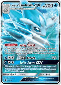 Alolan Sandslash GX #SM236 — Pokemon Promo
