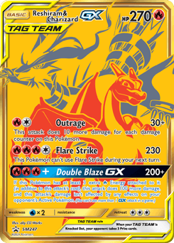 Reshiram & Charizard GX #SM247 — Pokemon Promo