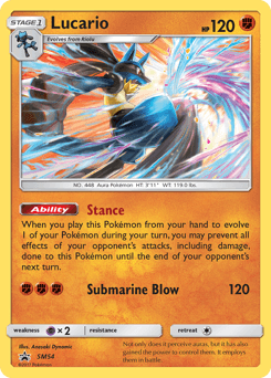 Lucario #SM54 — Pokemon Promo