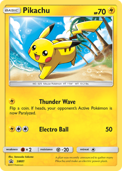 Pikachu #SM81 — Pokemon Promo