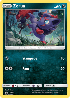 Zorua #SM83 — Pokemon Promo