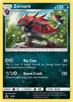 Zoroark #SM89 — Pokemon Promo