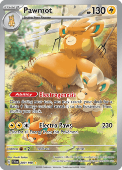Pawmot #209 — Pokemon Scarlet & Violet