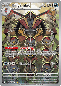 Kingambit #220 — Pokemon Scarlet & Violet