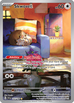 Skwovet #222 — Pokemon Scarlet & Violet