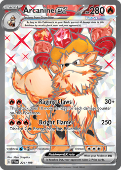 Arcanine ex #224 — Pokemon Scarlet & Violet