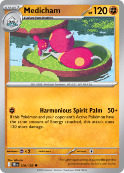Medicham #100 — Pokemon Destined Rivals