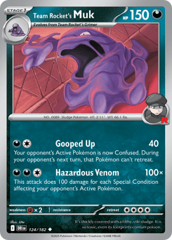 Team Rocket's Muk #124 — Pokemon Destined Rivals
