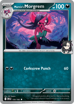 Marnie's Morgrem #135 — Pokemon Destined Rivals
