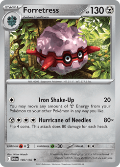 Forretress #140 — Pokemon Destined Rivals