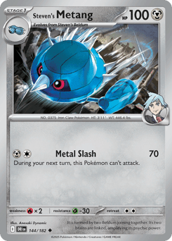 Steven's Metang #144 — Pokemon Destined Rivals
