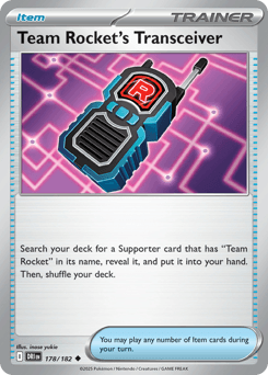 Team Rocket's Transceiver #178 — Pokemon Destined Rivals