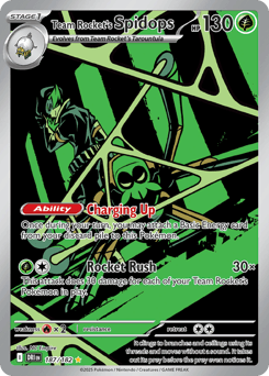 Team Rocket's Spidops #187 — Pokemon Destined Rivals
