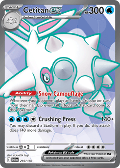 Cetitan ex #210 — Pokemon Destined Rivals