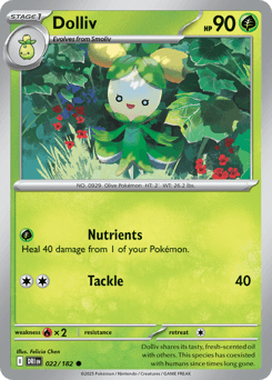 Dolliv #22 — Pokemon Destined Rivals