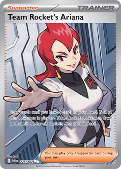 Team Rocket's Ariana #224 — Pokemon Destined Rivals