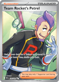 Team Rocket's Petrel #226 — Pokemon Destined Rivals