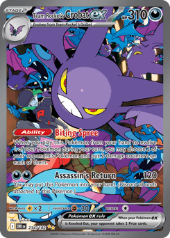 Team Rocket's Crobat ex #234 — Pokemon Destined Rivals