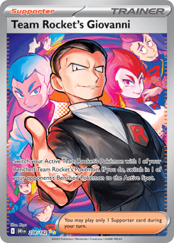 Team Rocket's Giovanni #238 — Pokemon Destined Rivals