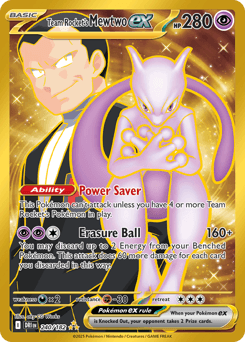 Team Rocket's Mewtwo ex #240 — Pokemon Destined Rivals