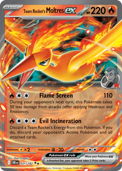 Team Rocket's Moltres Ex #31 — Pokemon Destined Rivals