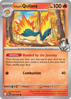 Ethan's Quilava #33 — Pokemon Destined Rivals