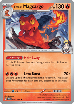 Ethan's Magcargo #36 — Pokemon Destined Rivals