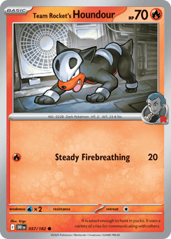 Team Rocket's Houndour #37 — Pokemon Destined Rivals