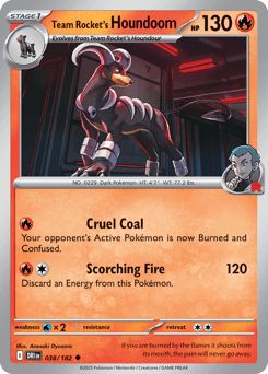 Team Rocket's Houndoom #38 — Pokemon Destined Rivals