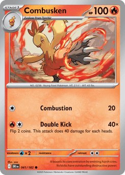 Combusken #41 — Pokemon Destined Rivals