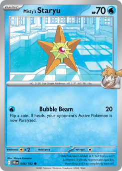 Misty's Staryu #46 — Pokemon Destined Rivals