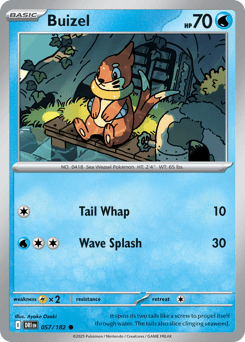Buizel #57 — Pokemon Destined Rivals