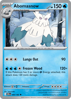 Abomasnow #60 — Pokemon Destined Rivals