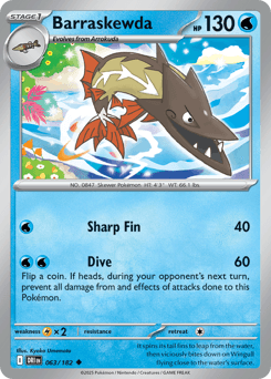 Barraskewda #63 — Pokemon Destined Rivals