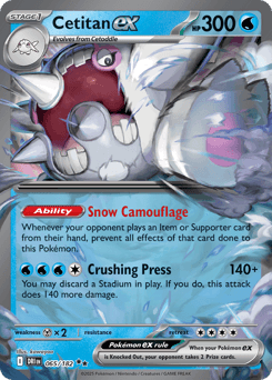 Cetitan ex #65 — Pokemon Destined Rivals