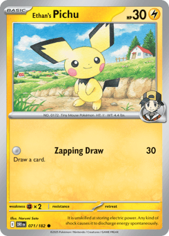 Ethan's Pichu #71 — Pokemon Destined Rivals
