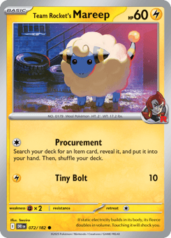 Team Rocket's Mareep #72 — Pokemon Destined Rivals