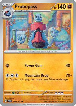 Probopass #98 — Pokemon Destined Rivals