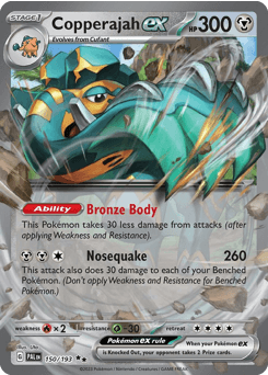 Copperajah ex #150 — Pokemon Paldea Evolved