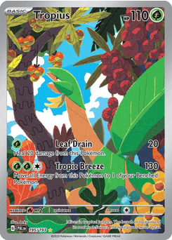 Tropius #195 — Pokemon Paldea Evolved