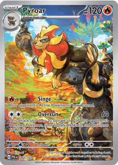 Pyroar #200 — Pokemon Paldea Evolved