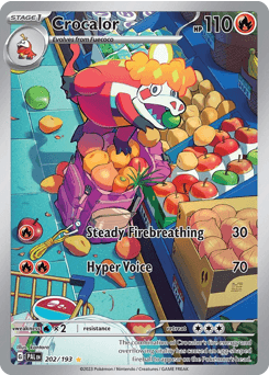 Crocalor #202 — Pokemon Paldea Evolved