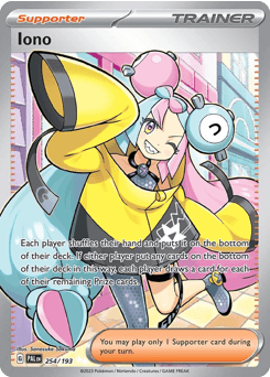 Iono #254 — Pokemon Paldea Evolved