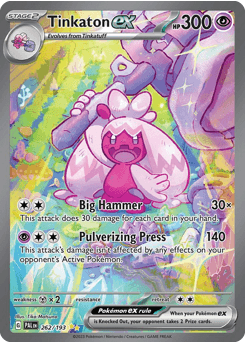 Tinkaton ex #262 — Pokemon Paldea Evolved