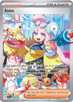 Iono #269 — Pokemon Paldea Evolved