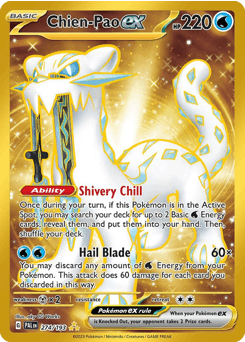 Chien-Pao ex #274 — Pokemon Paldea Evolved