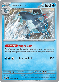 Baxcalibur #60 — Pokemon Paldea Evolved