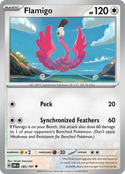 Flamigo #185 — Pokemon Obsidian Flames