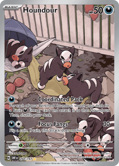 Houndour #204 — Pokemon Obsidian Flames