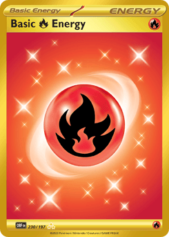 Fire Energy #230 — Pokemon Obsidian Flames